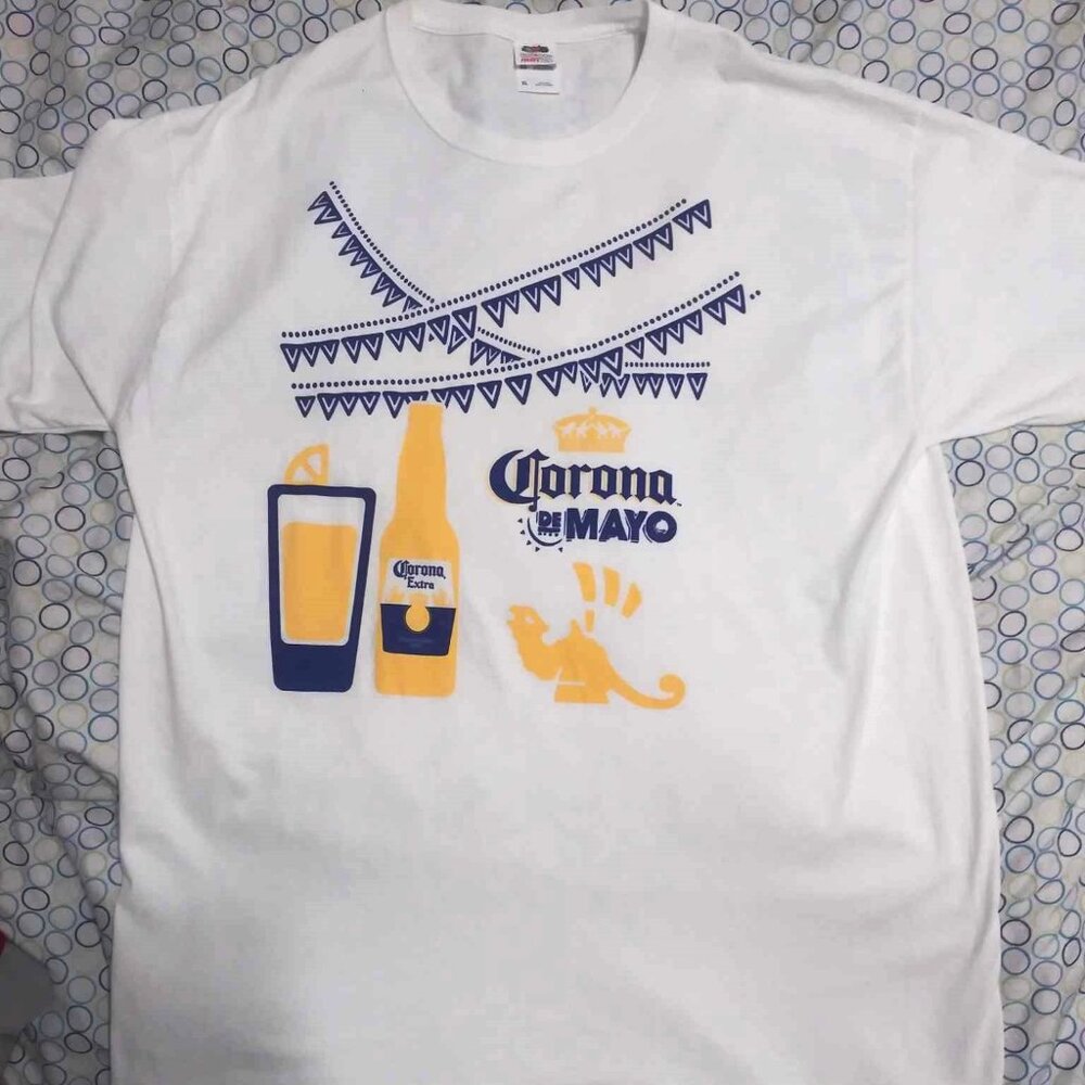 NWOT Corona Beer Carona De Mayo Graphic T-Shirt XL
